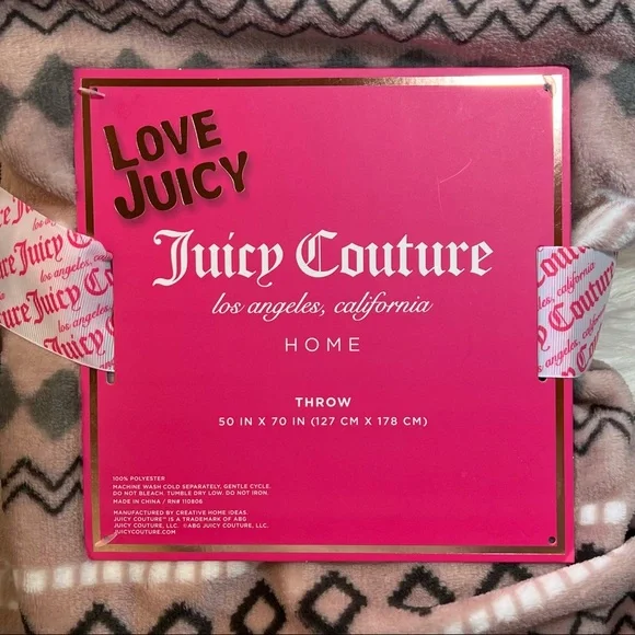 Juicy Couture home throw. - Picture 2 of 5